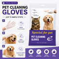 Pet Cleaning Deodorizing Bathing Wipes For Dogs And Cats - Nourishing Coconut Oil Grooming Wipes, No-Rinse