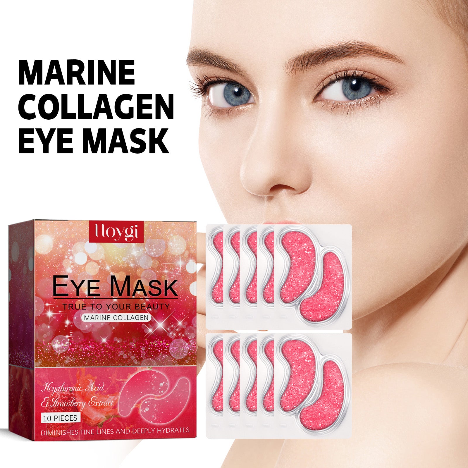 Strawberry Gel Eye Patch – Anti-Aging, Firming & Moisturizing Care